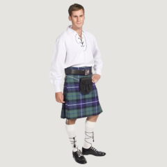 CASUAL Freedom Tartan KILT OUTFIT, 8- PIECE PACKAGE, SPECIAL- OFFER -PRICE