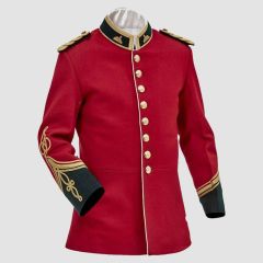 British Army Tunic for Men  Civil War Style Braided Military Jacket