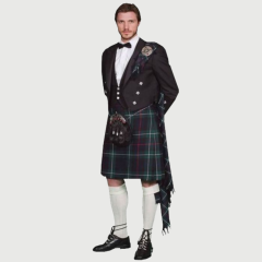 Unique Prince Charlie Men Full Kilt Outfit