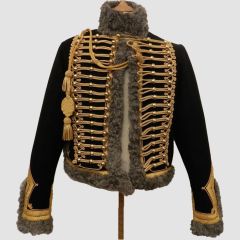 Hussar Jacket Pelisse | Men's Military Wool Hussar Coat