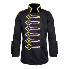 Golden Steampunk Military Jacket