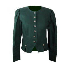 Green Military Trachten Jacket