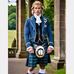 Bonnie Prince Charlie Kilt Outfit