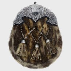 Shamrock Cantle Seal Skin Sporran