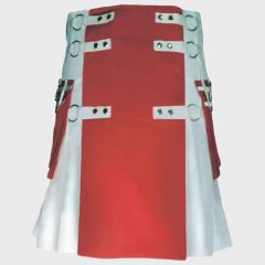 Red and White Utility Kilt
