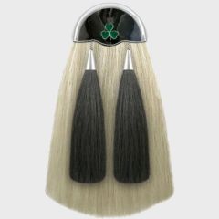 Military White Horse Hair Sporran