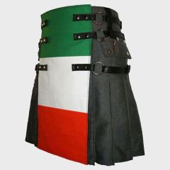 Cotton Utility Kilt Italian Flag Kilt