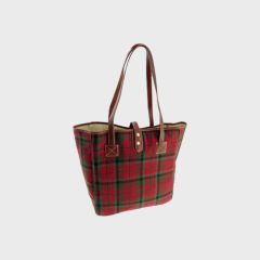 Hand Bag Tartan Shopper
