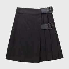 Women Black Standard Utility Kilt