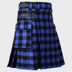 Buffalo Blue Tartan Utility Kilt