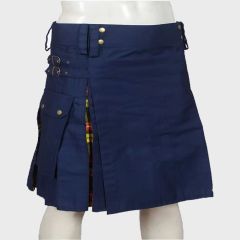 Nave Blue & Buchanan Tartan Hybrid Kilt