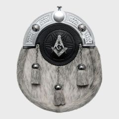 Dark Bovine Masonic Badge Full Dress Sporran