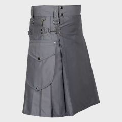 Modern Utility Kilt With Cargo Pockets