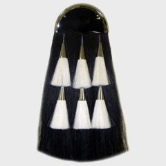 Piper Drummer Black Long Horse Hair Sporran