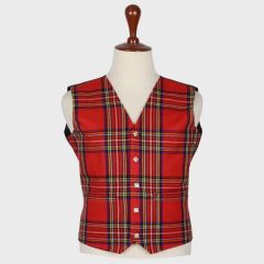 Royal Stewart Tartan Waistcoat