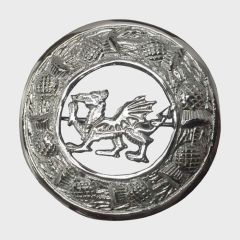 Dragon Chrome Fly Plaid Brooch