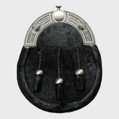 Black Full Dress Sporran