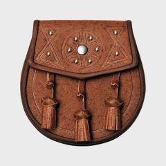 Studded Semi Dress Leather Sporran