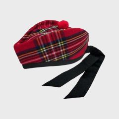 Royal Stewart Tartan Glengarry Hat