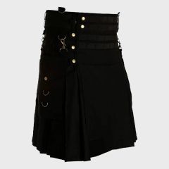 Black Utility Kilt