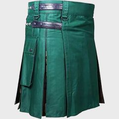 Green & Woodland Camo Hybrid Utility Kilt 
