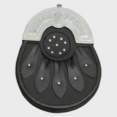 Black Leather Hunting Sporran