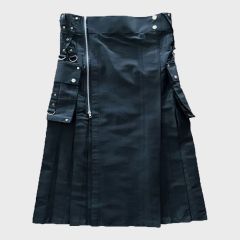 Black Utility Fashion Kilt