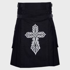 Embroidered Celtic Kilt