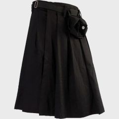 Black Pistol Kilt  Short Kilt Fabric