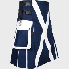 Scottish Flag Design Interchangeable Utility Kilt
