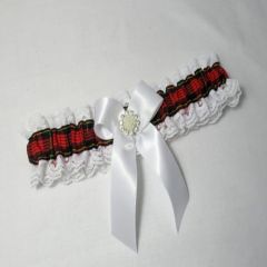Wallace Scottish Tartan Burns Night Outlander Bridal Wedding Garter