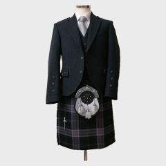 Dark Lochnagar - Charcoal Tweed Argyll Outfit